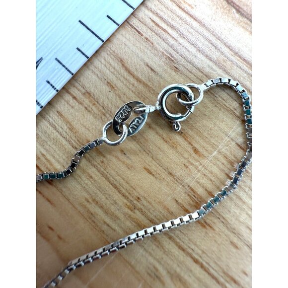 Treble Clef Sterling Silver & Rose Gold Plated Treble Clef Heart Necklace - Picture 10 of 10